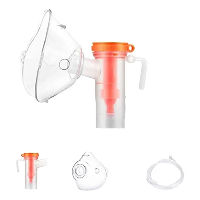 Mascarilla Set Para Nebulizador Con Vaso Y Manguera Infantil