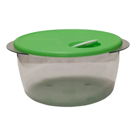 Tupperware Recipiente Crystalware 2l Microondas Colorido