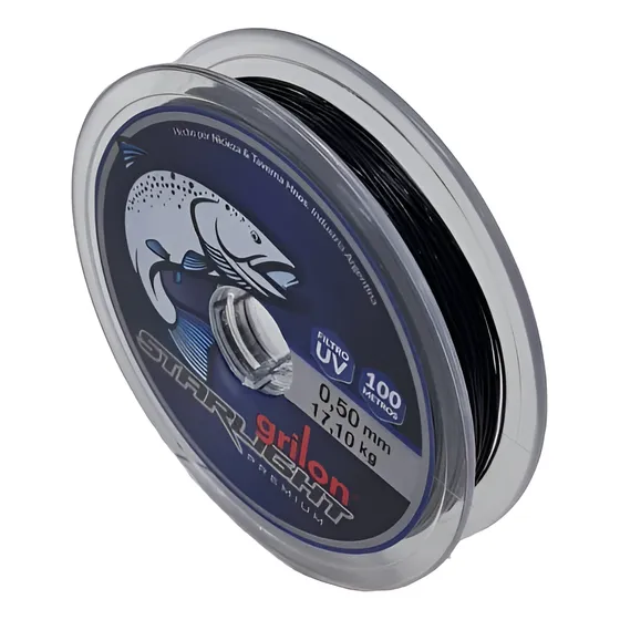 Tanza Nylon Grilon Premium Starlight 0.50 Carrete De 100 Mt