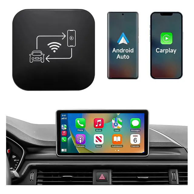 Adaptador Ia Box Para Auto Con Android Auto Y Acp 10.0 5g Bt Color Negro
