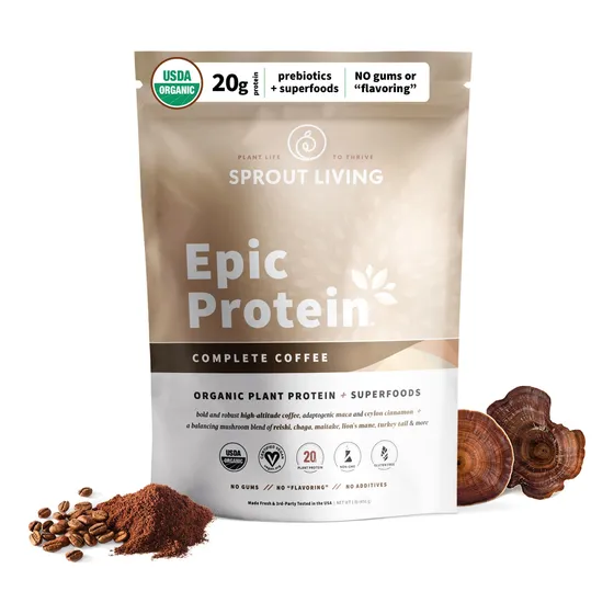 Sprout Living, Epic Protein, Proteína De Origen Vegetal Y Su