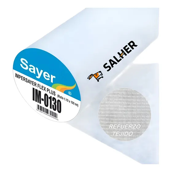 Malla De Refuerzo Sayer Impersayer Flex Plus 1.10m X 100m