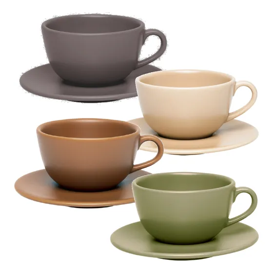 Set Juego Vajilla Tazas Y Platos Unni Oxford Varios X6