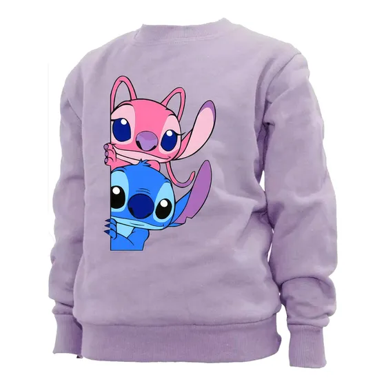 Buzo Algodon  Felpa Stitch En 6 Hermosos Diseños 