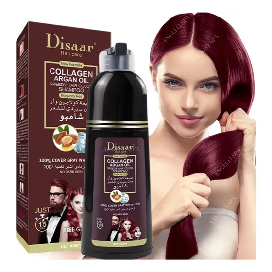 Champú Tinte Nutritivo Para El Cabello Cubre Canas