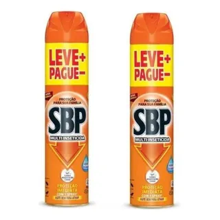 Kit Com 2 Unidades Multi-inseticida Sbp Aerossol 450ml Cada Kit Com 2 Unidades Multi-inseticida Sbp Aerossol 450ml Cada