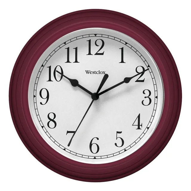 Reloj Pared Redondo 9.0 in Color Marron
