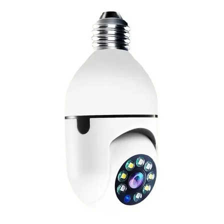 Camara Ip Ampolleta Motorizada 360° E27 1080p Yoosee
