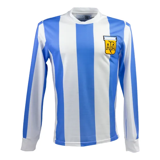 Camiseta De Futbol Retro Vintage De Selección Argentina 1978