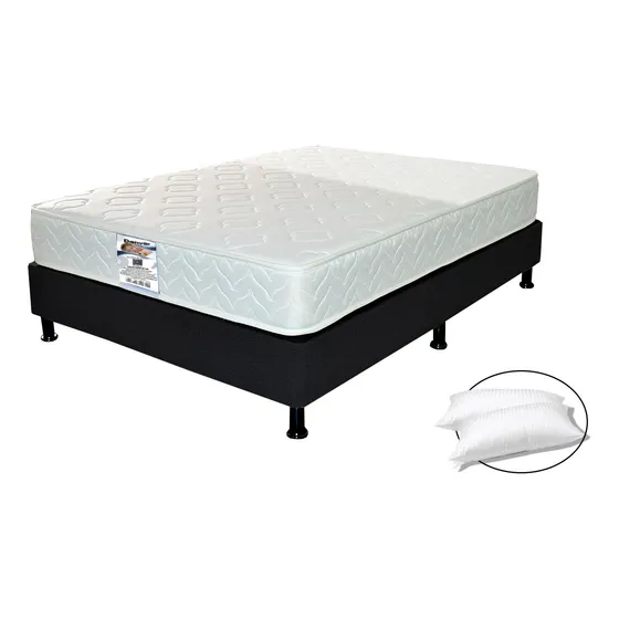 Base-cama+colchón +almohadas Calidad Garantizada 1.00x1.90
