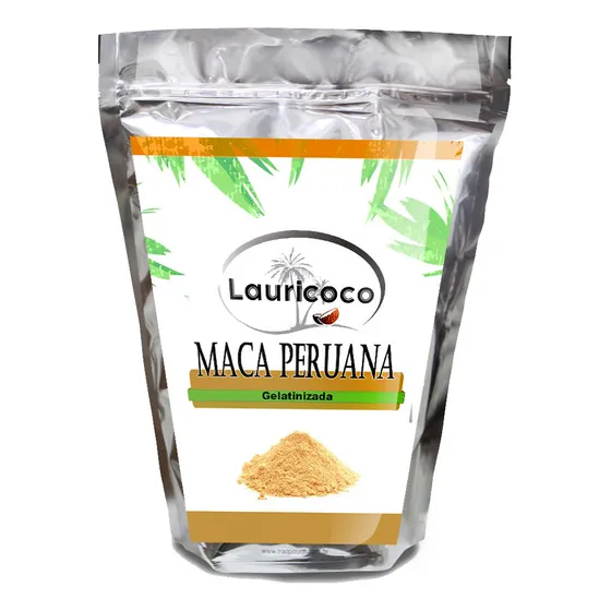 Maca Peruana Gelatinizada Em Pó 01kg Lauricoco - C/ Laudo.