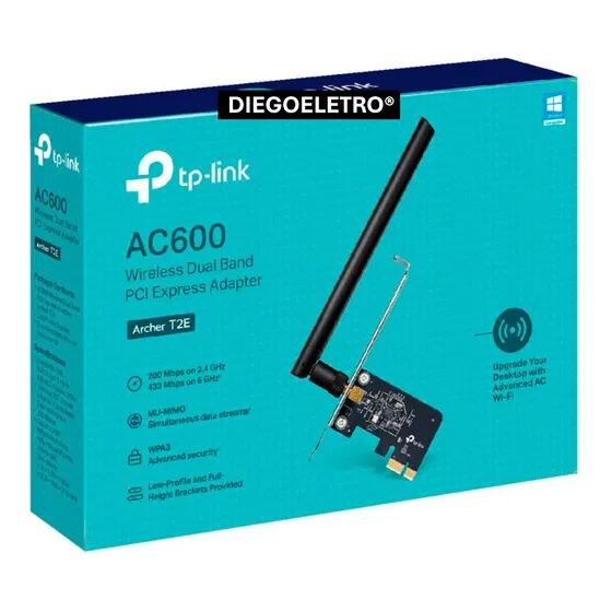 Placa Wifi Pci Ac600 Dual Band 5ghz 433mb/s