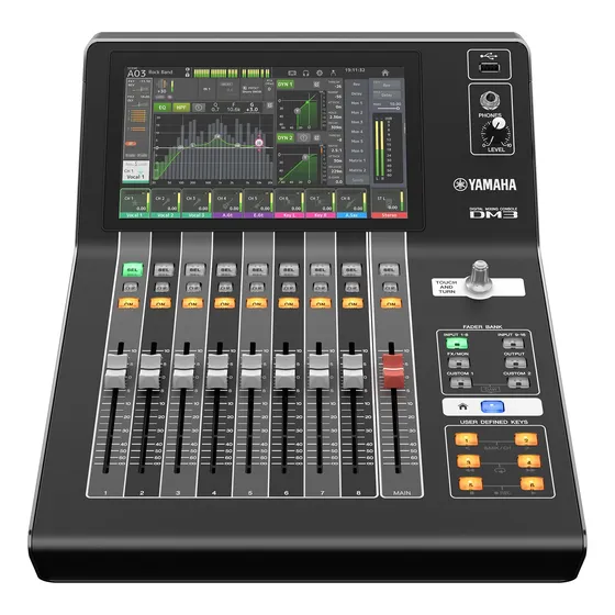 Mesa De Som Digital 16 Canais Dm3 Dante Yamaha