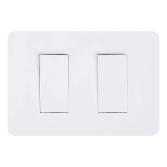 Interruptor Doble (9/15) 10 A Blanco Orion