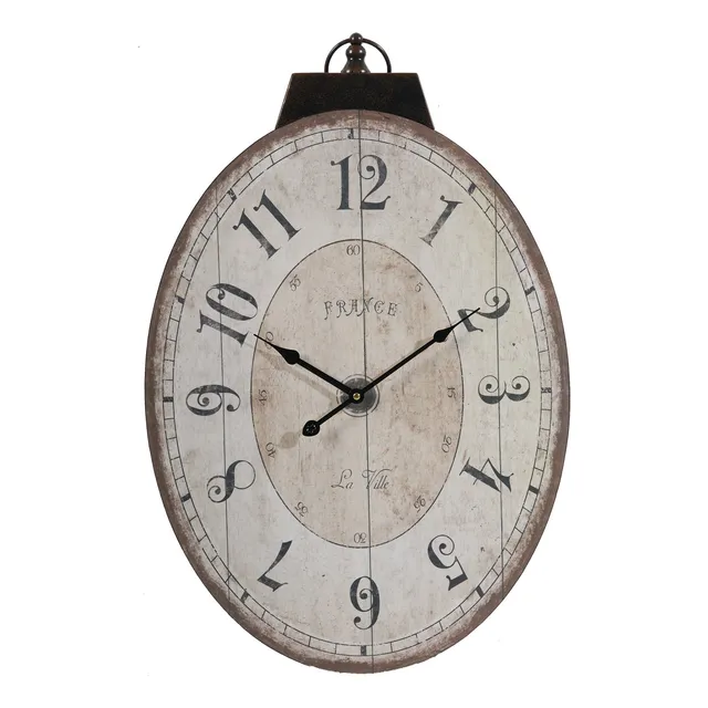 Reloj Pared Para Colgar 31.1 X 17.3 in Estilo Rustico Numero