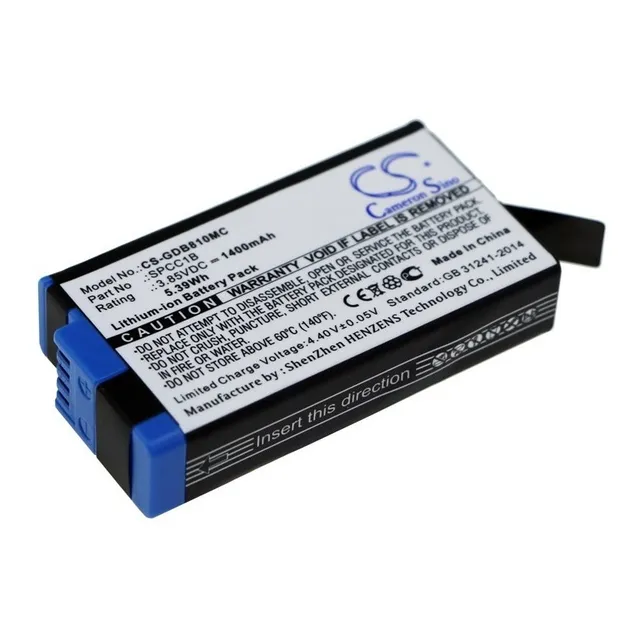 Bat Para Go Pro Hero Max 360 Acbat-001 Spcc1b Cameron Sino