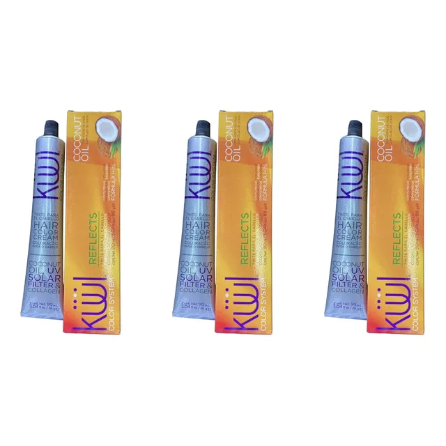 Tinte Kuul 3pz Rojo Violeta Reflets 90 G.