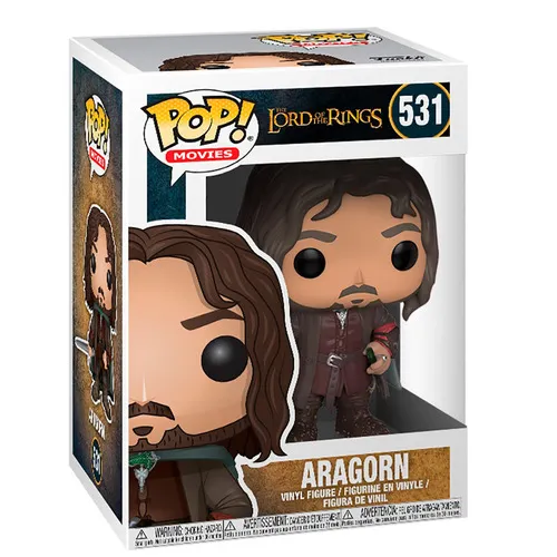 Figura De Accion Aragorn 531 El Señor De Los Anillos Funko Pop Movies
