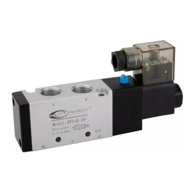 Electrovalvula Neumatica 5/2 De 1/4 Bobina Intercambiable 