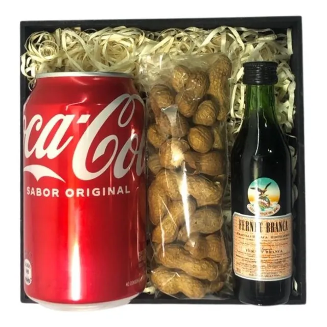 Kit Fernet Branca 50ml + Coca Cola + Maní - Pérez Tienda -