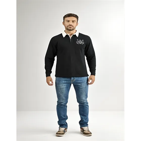 Buso Joe Liso En Frisa Cuello Canvas Oxford (9594)