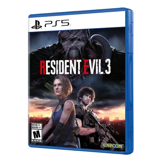 Resident Evil 3 em formato físico Ps5
