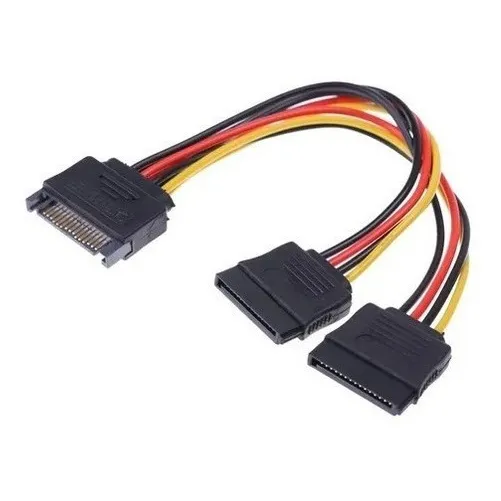 Cabo De Energia Y Splitter Sata 15 Pinos P/ Hd Dvdrw Desktop