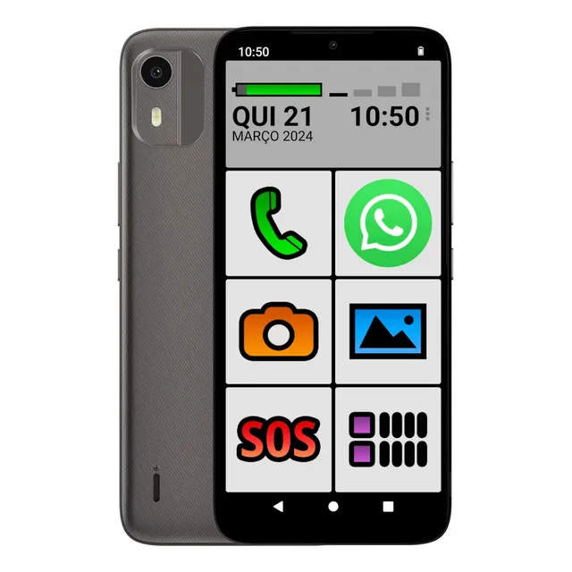 Celular Android Nokia P/ Idoso 64gb Super Resistente Whats +