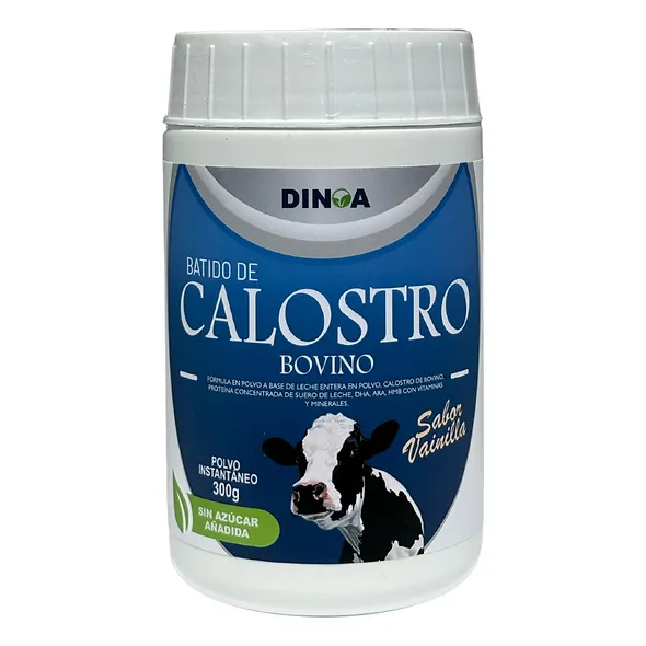 Dinoa Batido Calostro Bovino Polvo 300g Pote Natural