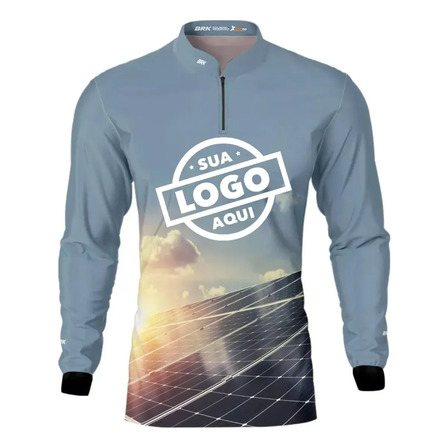 Kit 5 Camisas Personalizadas Estampa Energia Solar Com Uv50 Kit 5 Camisas Personalizadas Estampa Energia Solar Com Uv50