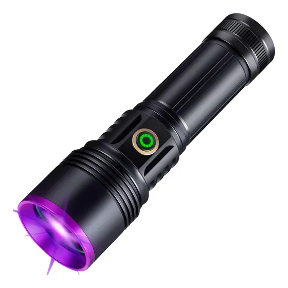 Linterna Uv Juhedck 365nm Recargable Usb Luz Negra Potente