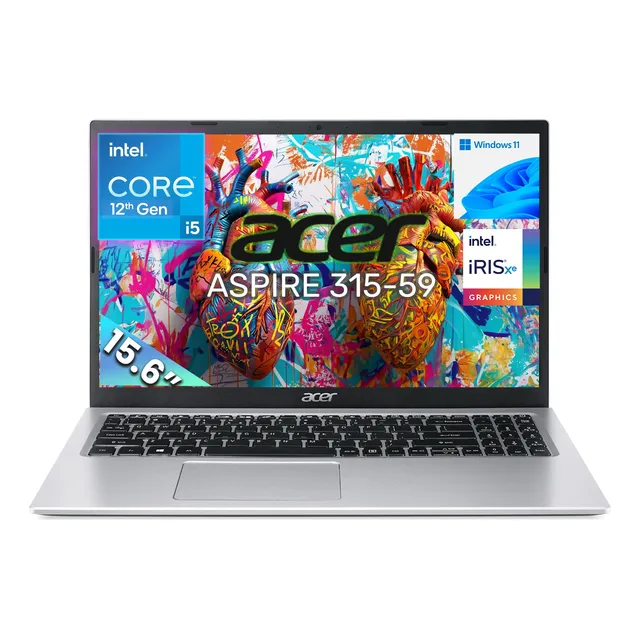 Laptop Acer Aspire 15.6 Core I5 12th 16gb Ram 512gb Ssd Plateado (Reacondicionado)