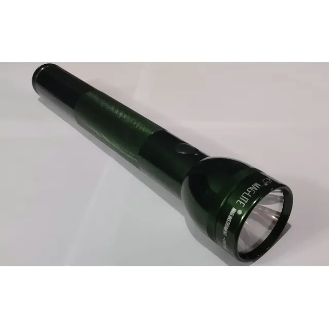 Linterna Maglite Grande Verde Luz Incandescente 3 Pilas D