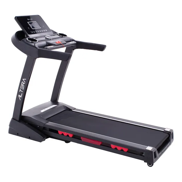 Caminadora Electrica Altera Maresca 127v Color Negro 3.5 Hp Plegable Conexion Bluetooth Con Amortiguadores
