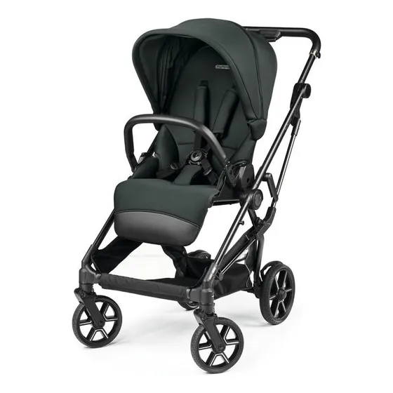 Coche Cuna Bebé Peg Perego Vivace Convertible Hasta 22 Kg Color Metal Chasis Dorado