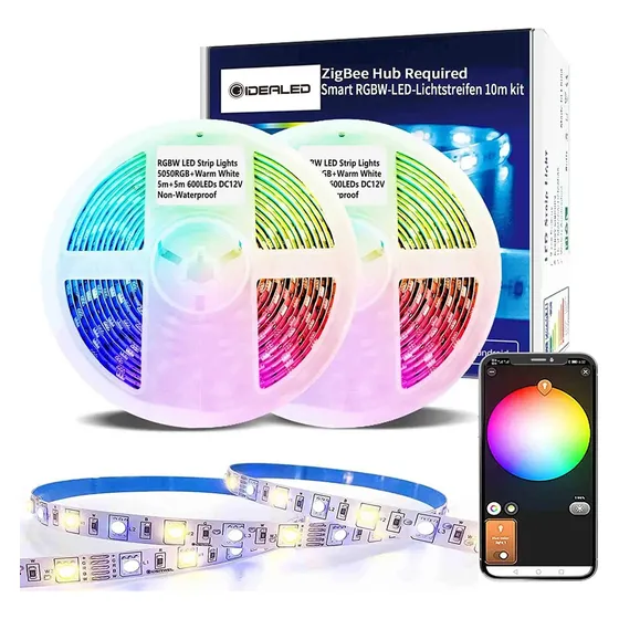 Tira De Luz Led 10m Rgbw Decorativas Smart Zigbee Luces Led