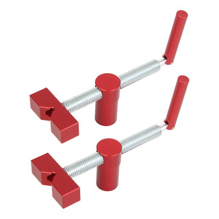 Clip De Escritorio De Carpintería Ajustable 2 Piezas Rojo Clip De Escritorio De Carpintería Ajustable 2 Piezas Rojo