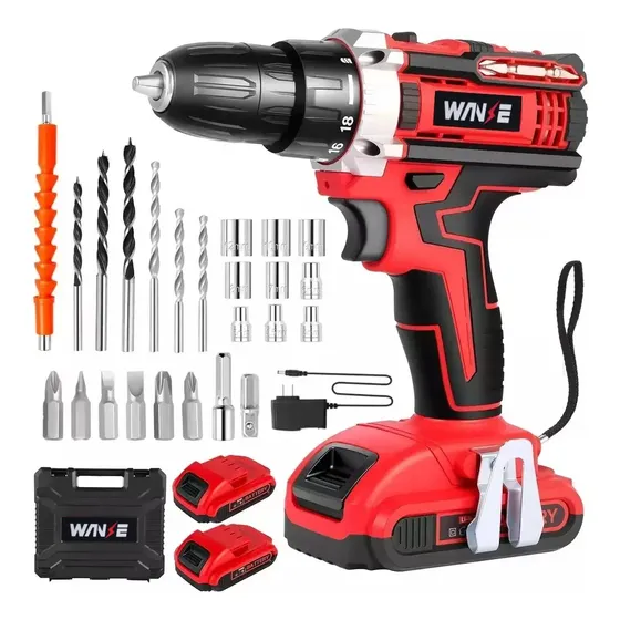 Kit De Taladros Rotomartillos Inalámbricos 2 Baterías