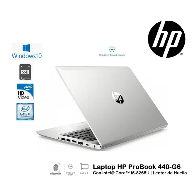 Laptop Hp Probook 440-g6  Core I5-8265u 16gb 256gb 14 Hd W10