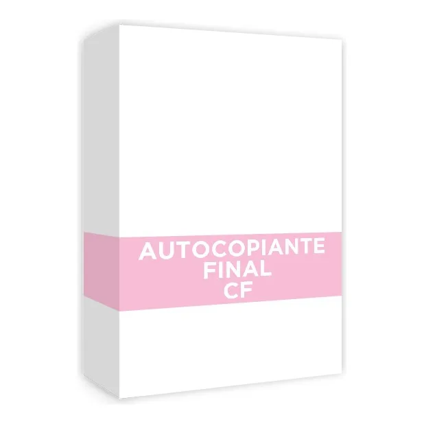 Papel Autocopia B P Final Rosa Oficio - 100 Hojas