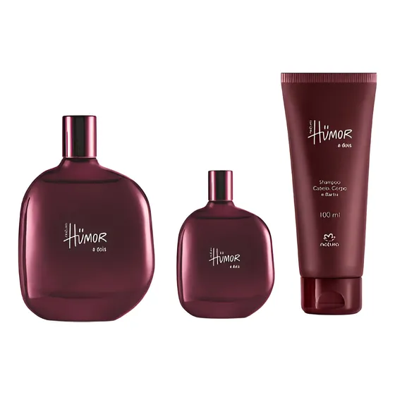 Presente Humor A Dois Masculino Natura Kit Completo