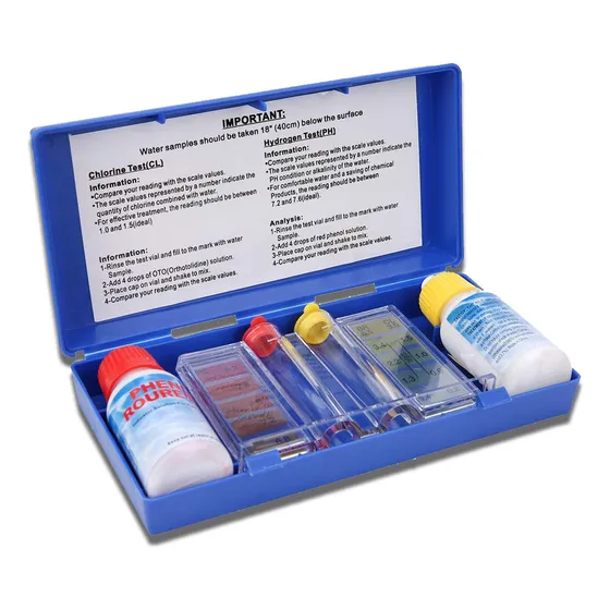 Test Basico De Cloro Y Ph De Agua Para Piscina Jacuzzis Spa