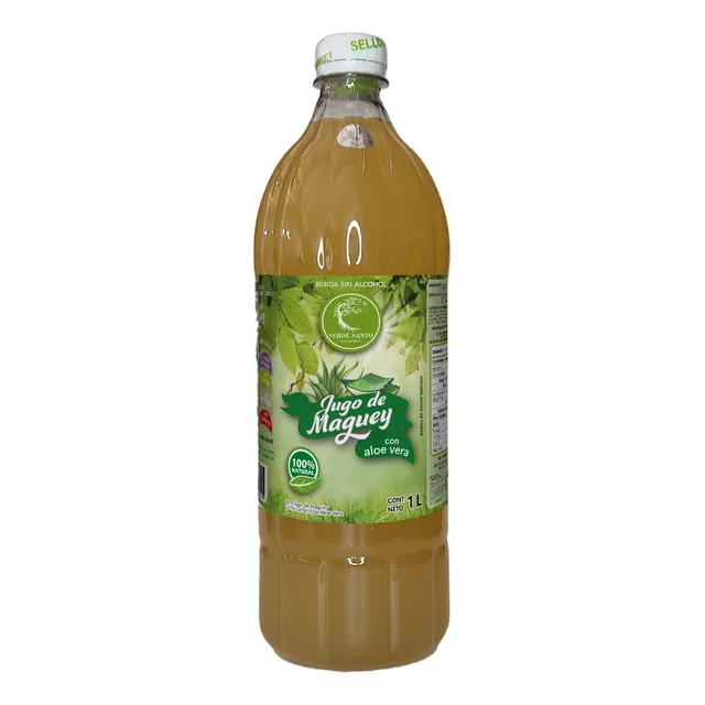 Jugo Magey Con Aloe Vera Verde Santo Natural Original 1 L