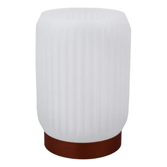 Lampara Velador Mesa Impresión 3d Luz Led Diseño Moderno