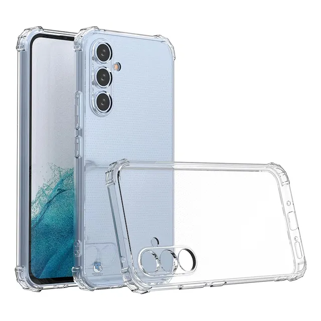 Protector Case Tpu Transparente Para Samsung A55 Borde Refor