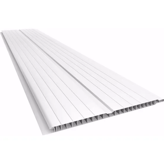 Cielo Raso En Pvc Blanco De 10mm Espesor Por Metro Lineal
