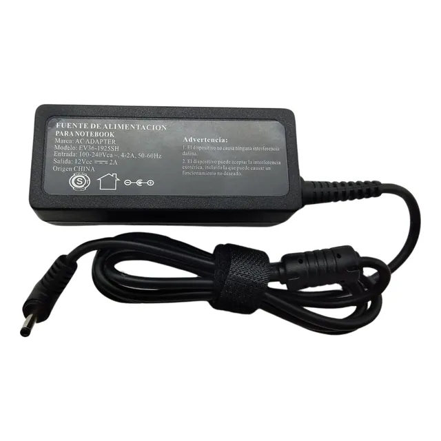 Cargador Netbook Schoolmate 17 Sf20pa2 12v 2a Sf20ba Negro