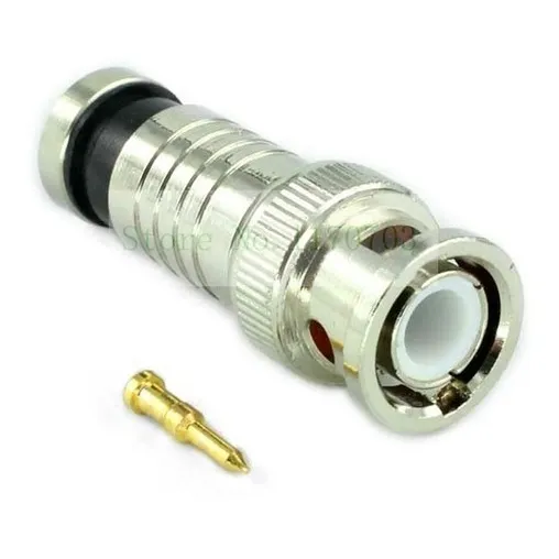 Conector Bnc De Compresión Para Cctv / Uso General Paq. 10pz