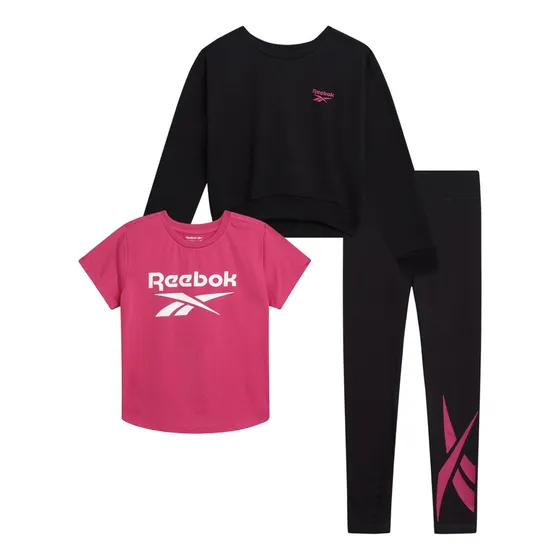 Reebok Niña Talla 8 - Set De 3 Piezas