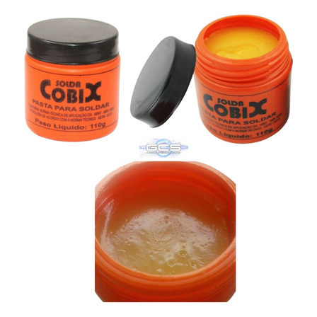 Pasta Para Soldar Cobix Pote 110g Plastico Solda 127/220v Pasta Para Soldar Cobix Pote 110g Plastico Solda 127/220v